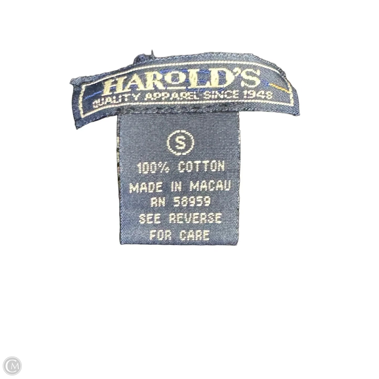 Sweater Short Sleeve By Harolds In Black, Size: S