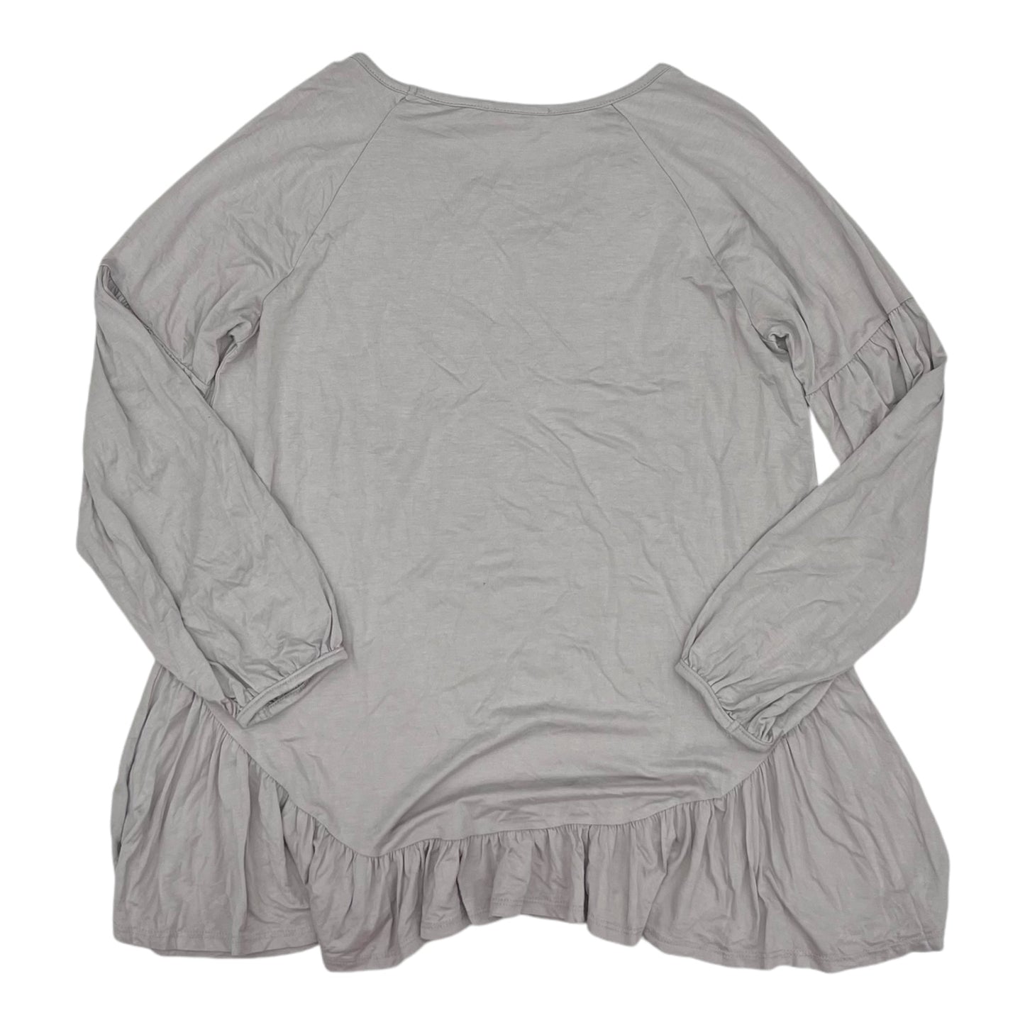 Top Ls By Clothes Mentor In Grey, Size:L