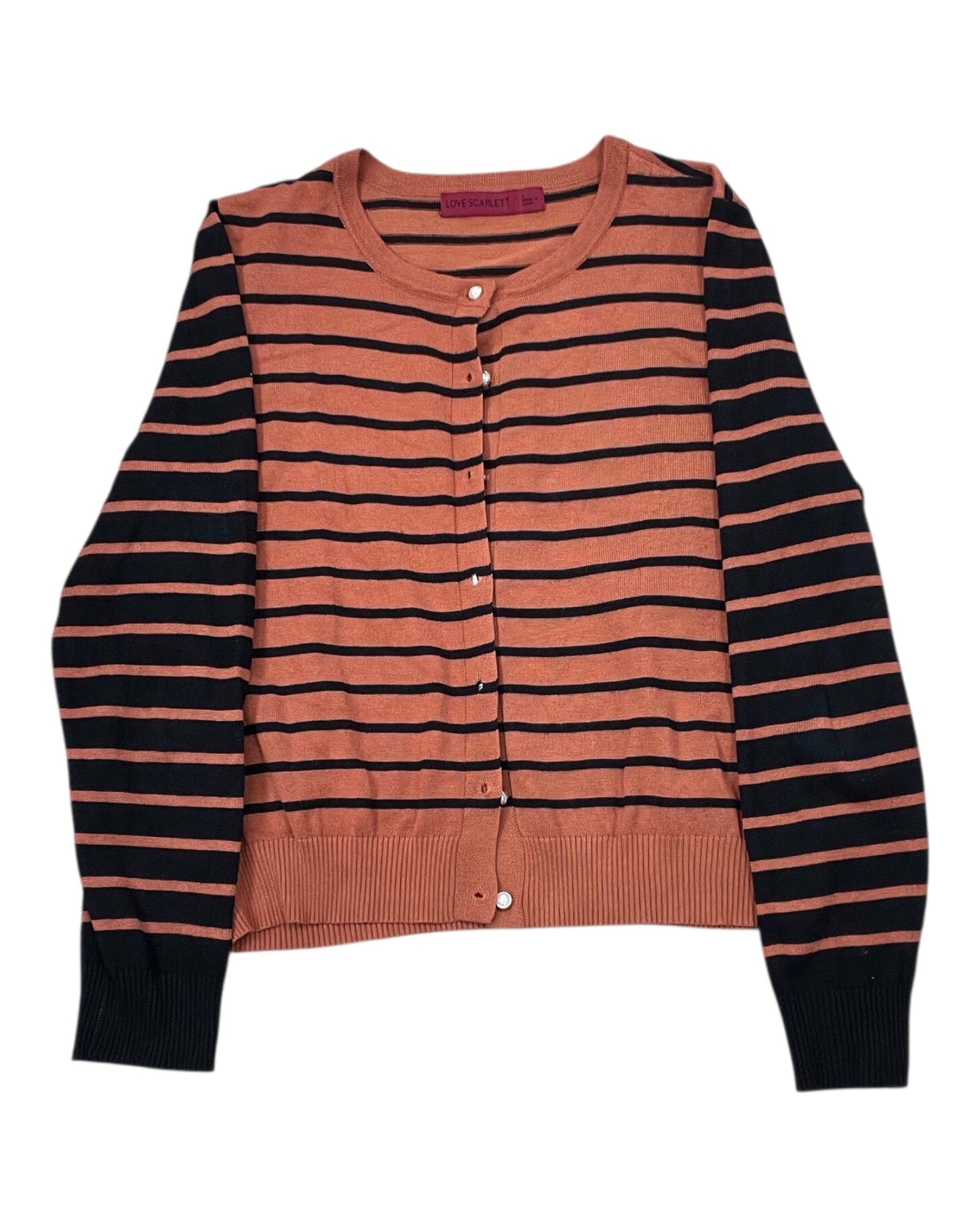 Cardigan By Love Scarlett In Orange, Size:L