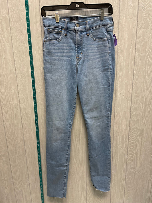 Blue Denim Jeans Straight Gap, Size 4
