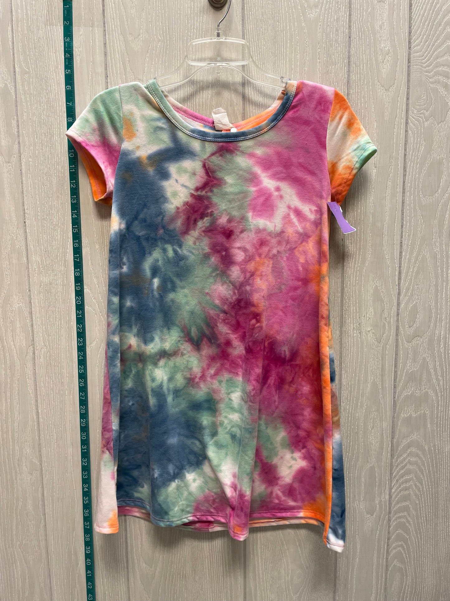 Tie Dye Print Dress Casual Short Caution To The Wind, Size Xs