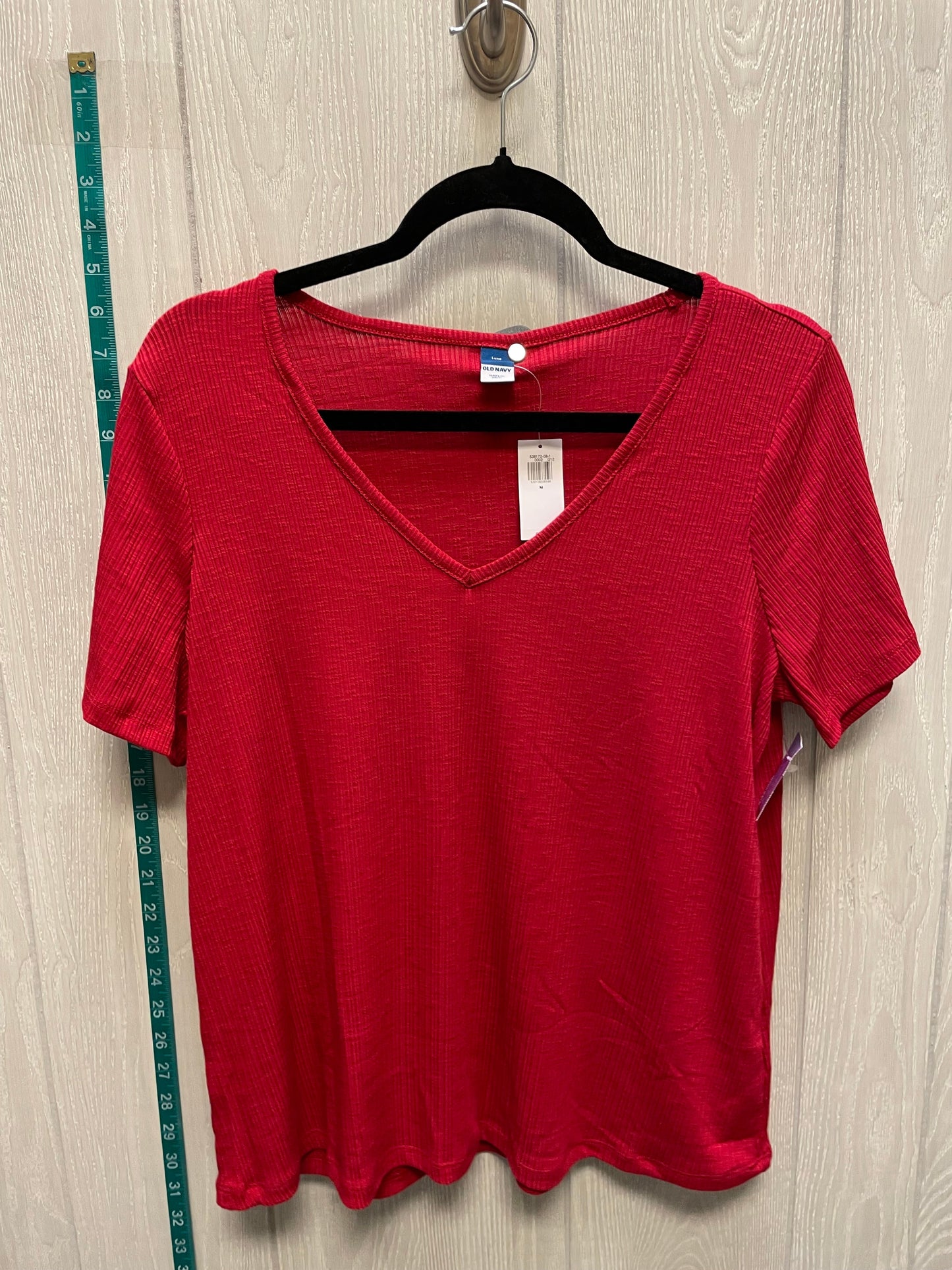 Red Top Short Sleeve Old Navy, Size M