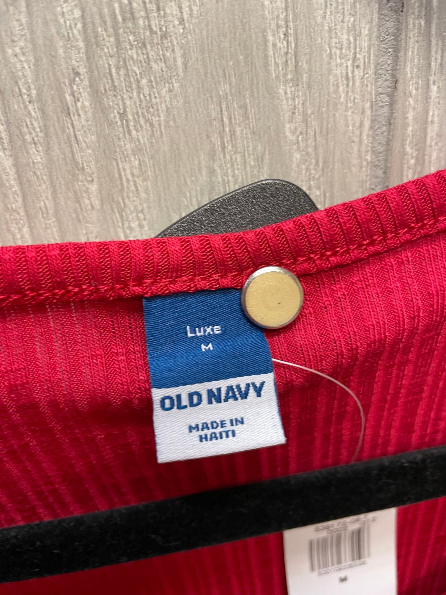 Red Top Short Sleeve Old Navy, Size M