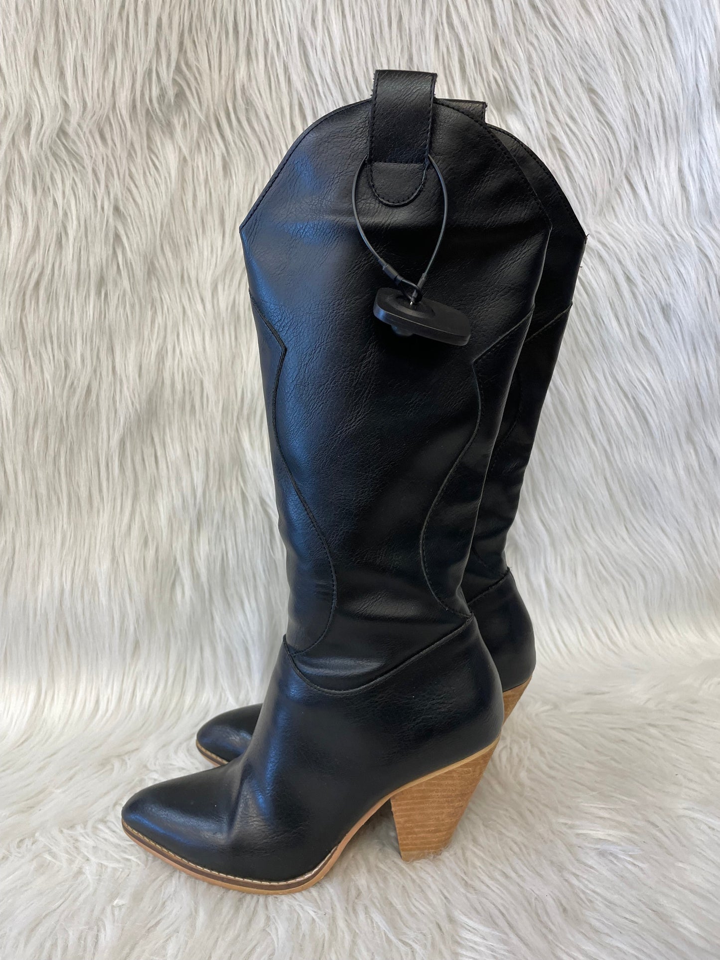 Boots Western By mi.im  In Black, Size: 6