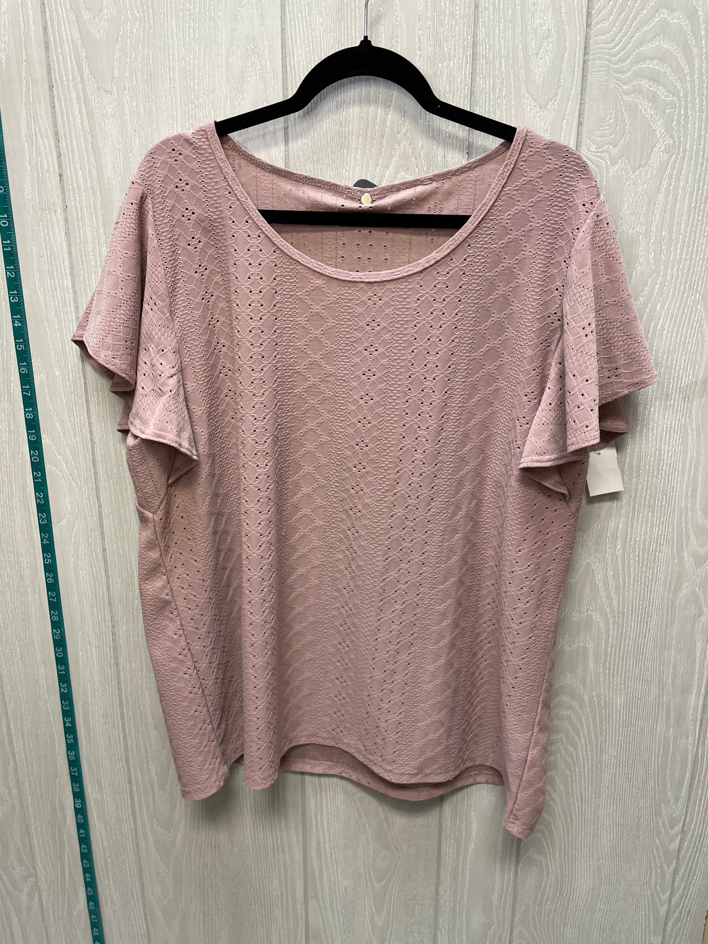 Top Short Sleeve By Clothes Mentor In Pink, Size: 2x