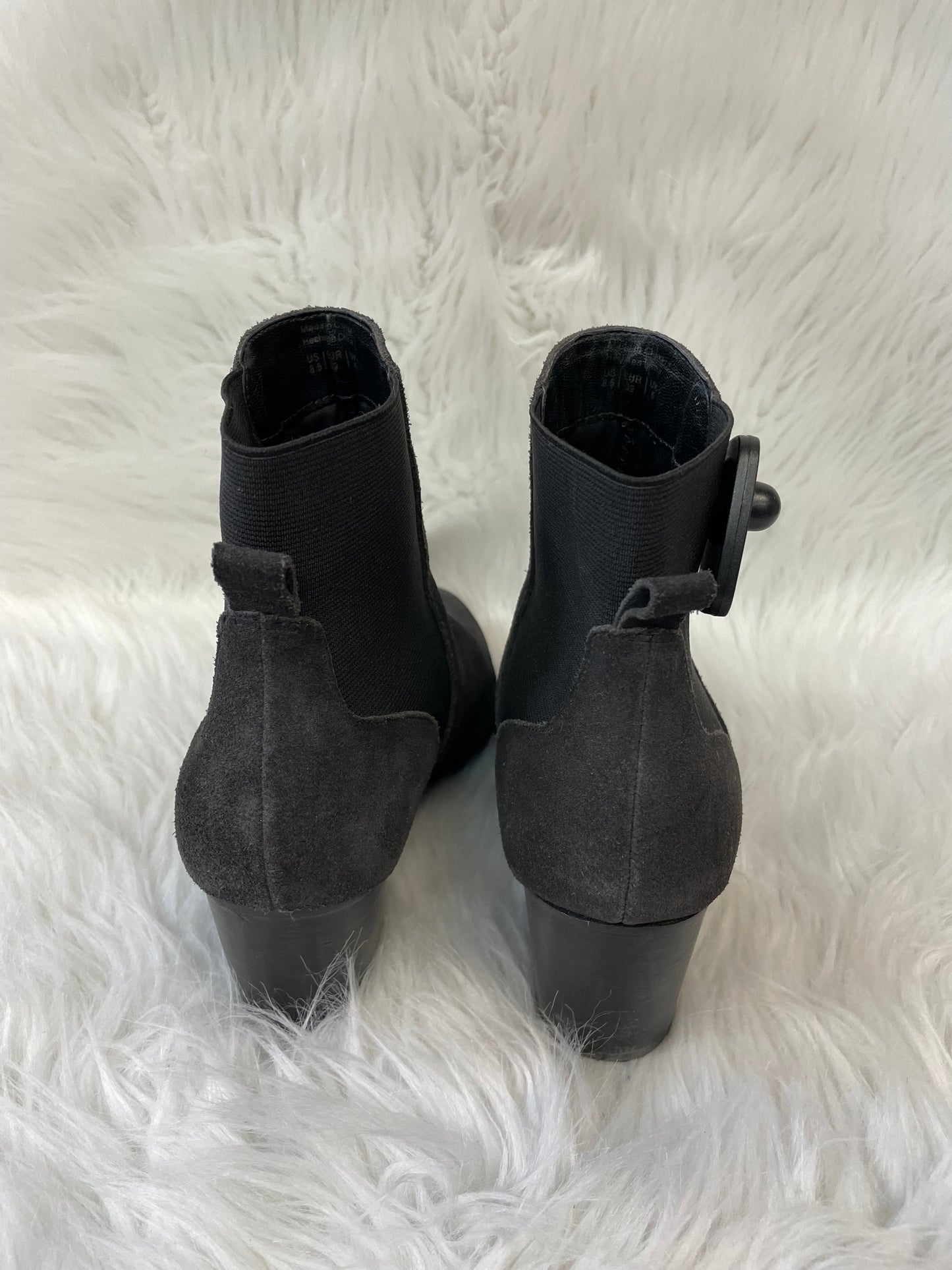 Boots Ankle Heels By Market & Spruce In Grey, Size: 8.5