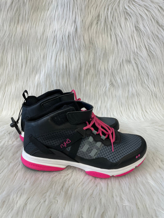 Shoes Athletic By Ryka In Black & Pink, Size: 9