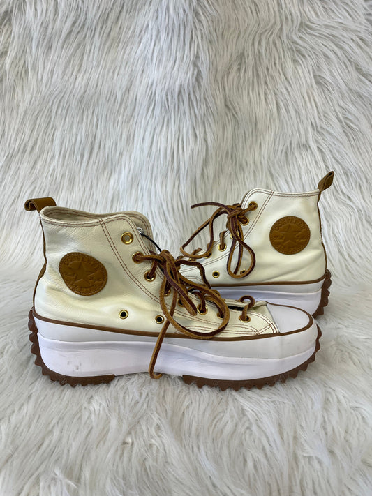 Shoes Sneakers By Converse In Brown & Cream, Size: 10