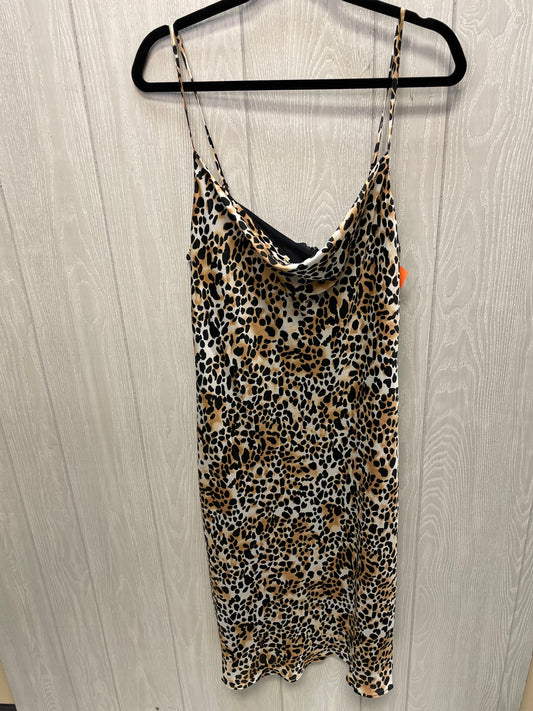 Dress Casual Short By Bcbg In Animal Print, Size: L