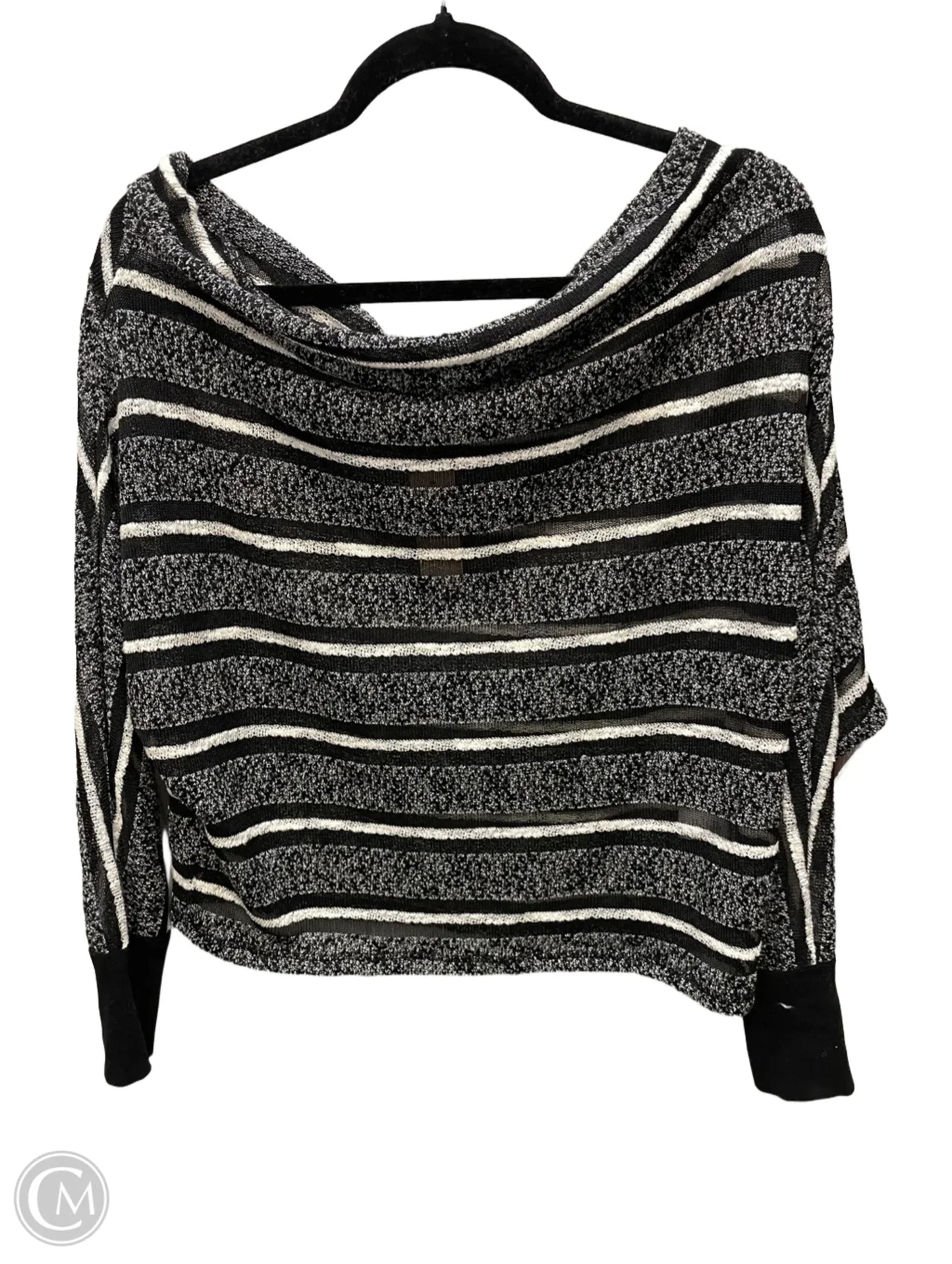 Sweater By Bke In Black & White, Size: M