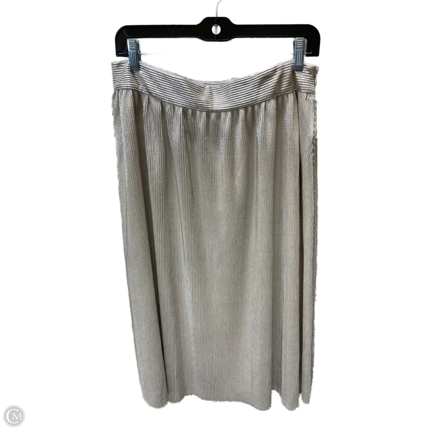 Skirt Maxi By Who What Wear In Gold, Size: 12