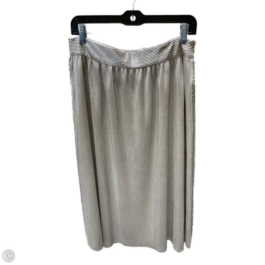 Skirt Maxi By Who What Wear In Gold, Size: 12