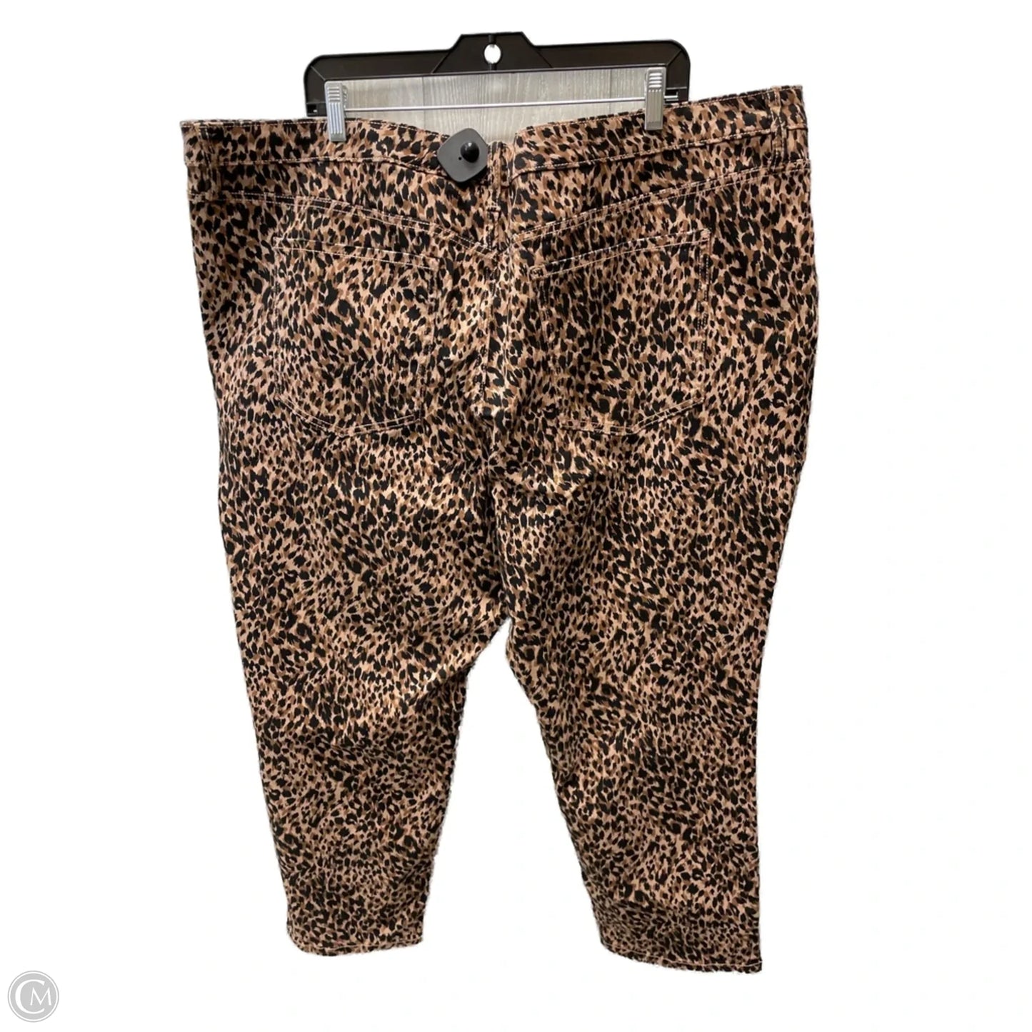 Jeans Straight By Terra & Sky In Animal Print, Size: 26