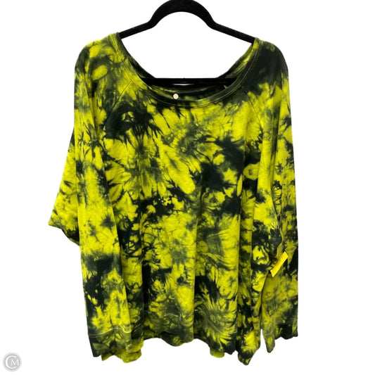 Sweatshirt Crewneck By Torrid In Tie Dye Print, Size: 4x