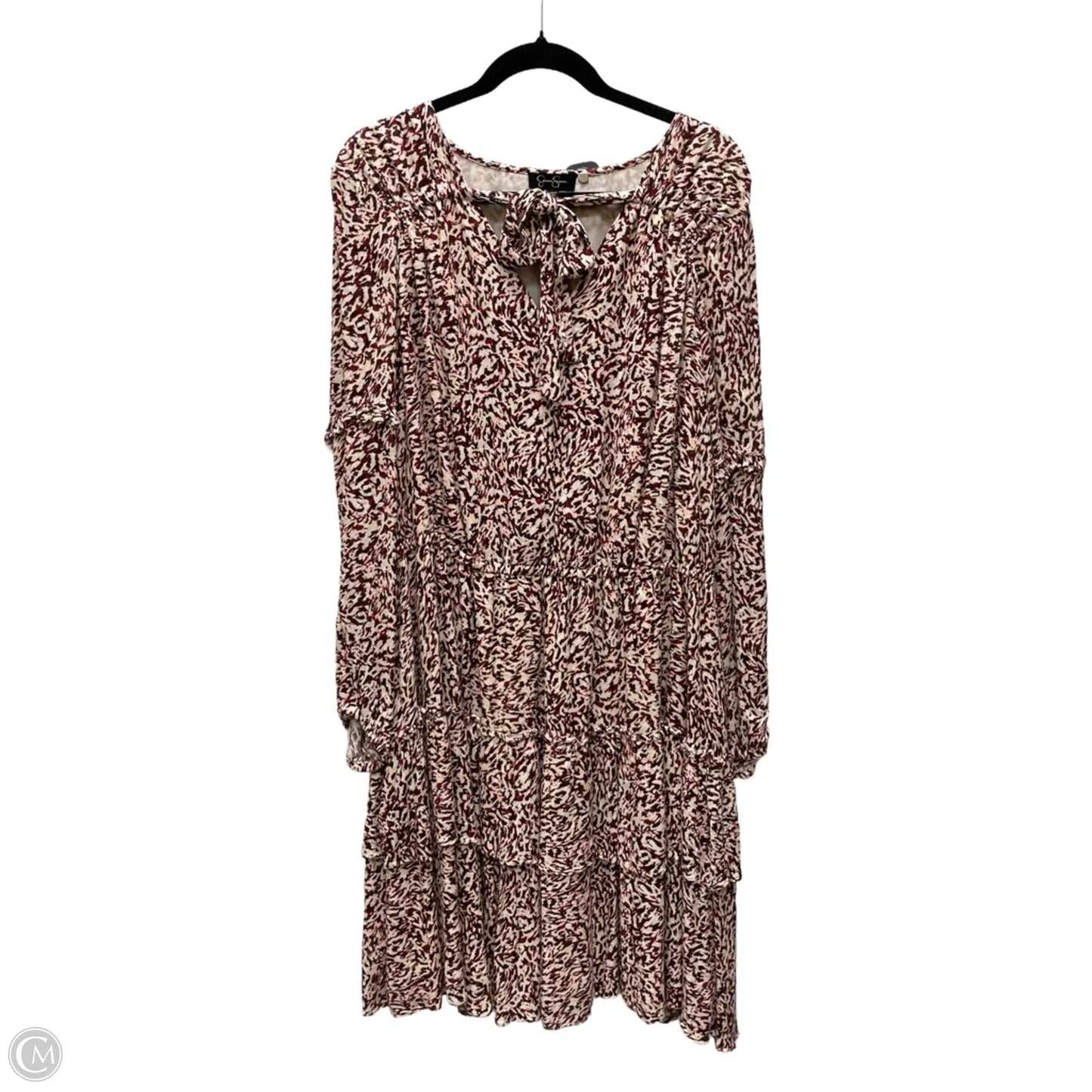 Dress Casual Short By Jessica Simpson In Geometric Pattern, Size: 3x