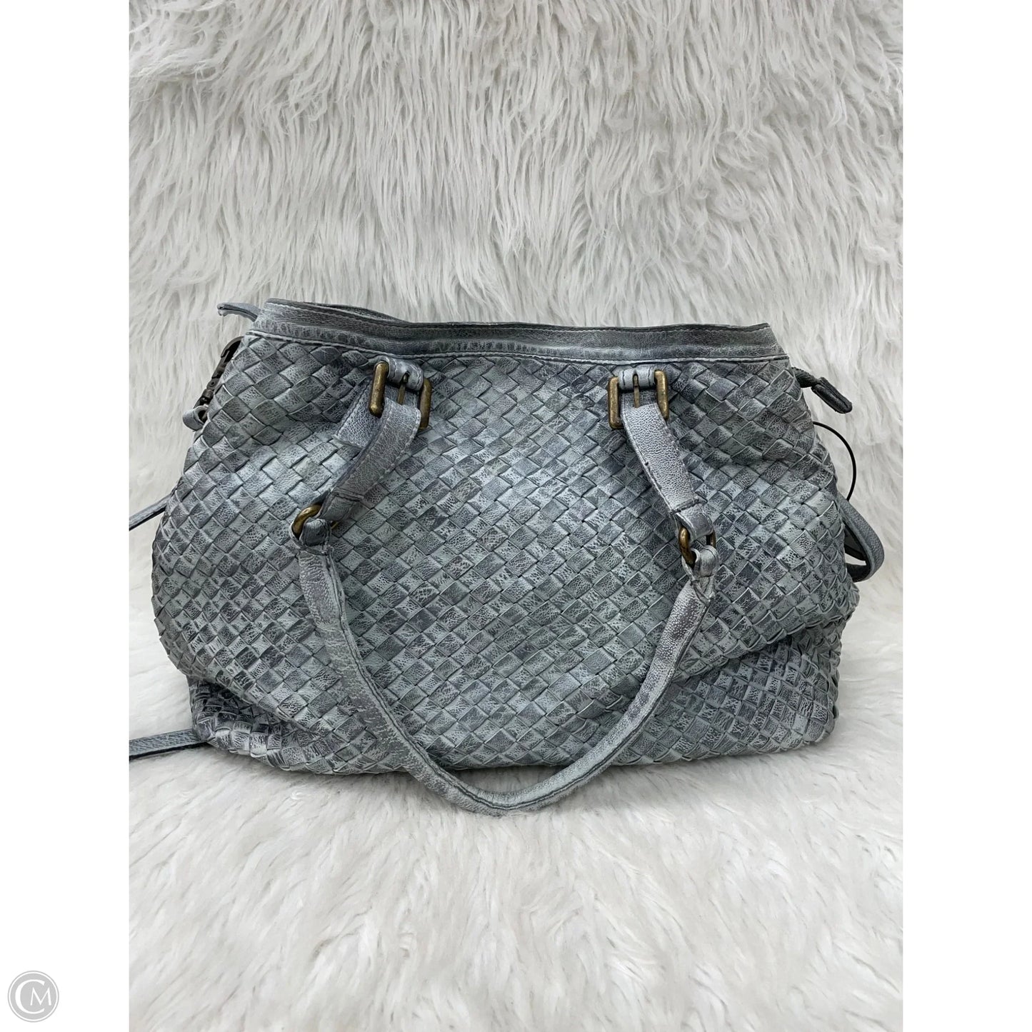 Handbag Leather By Cma, Size: Large