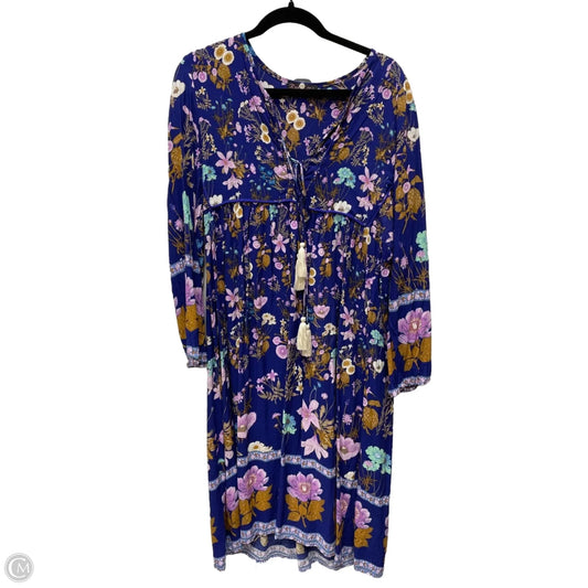 Dress Casual Midi By Clothes Mentor In Floral Print, Size: S