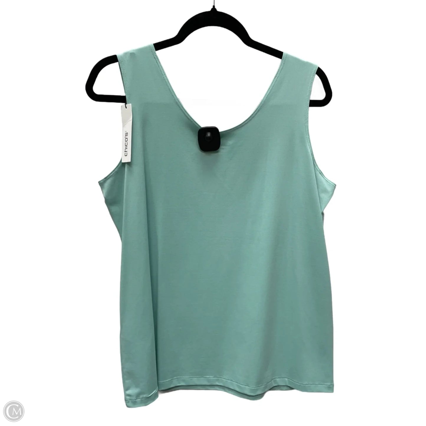 Top Sleeveless By Chicos In Aqua, Size: Xl