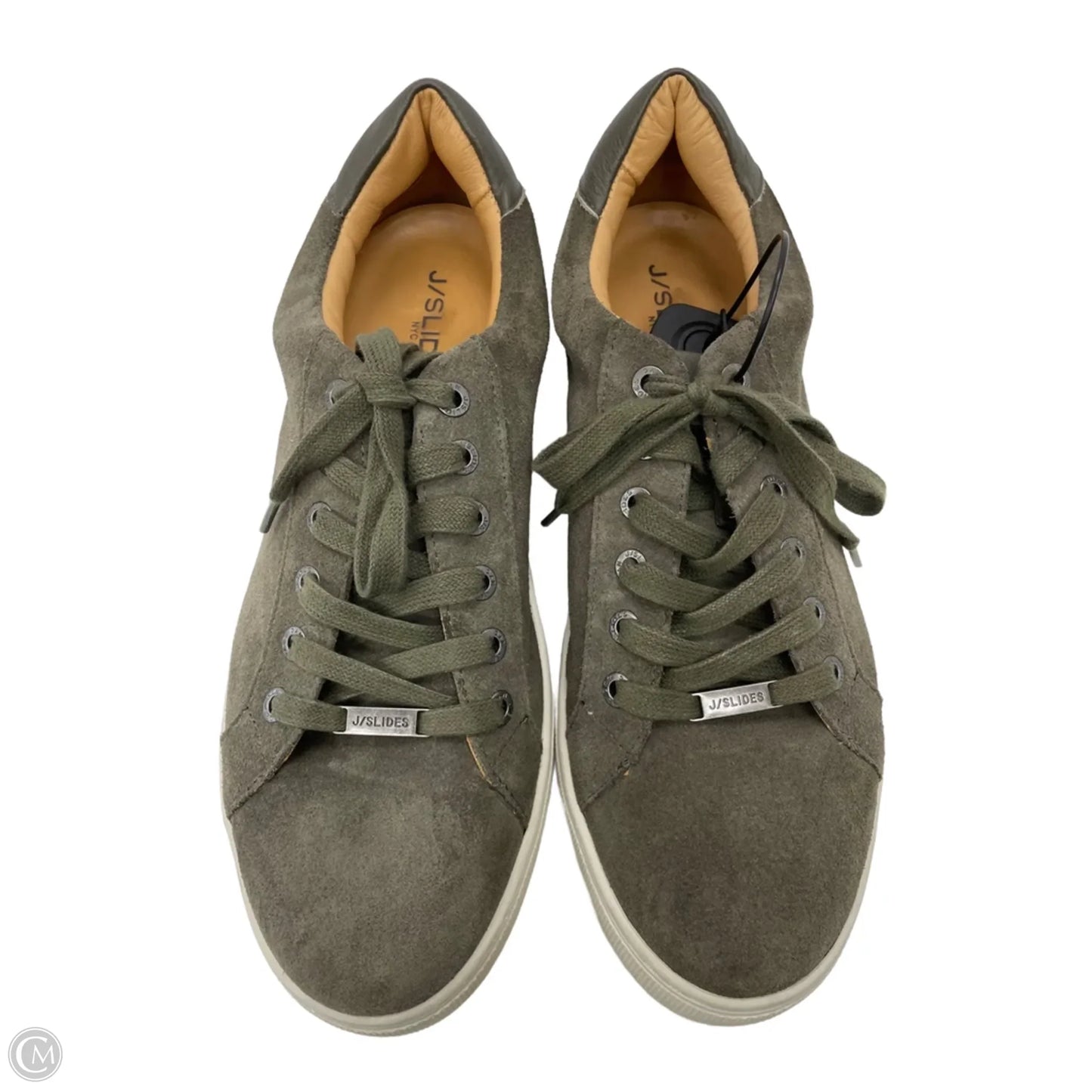 Shoes Sneakers Platform By J Slides In Green, Size: 10
