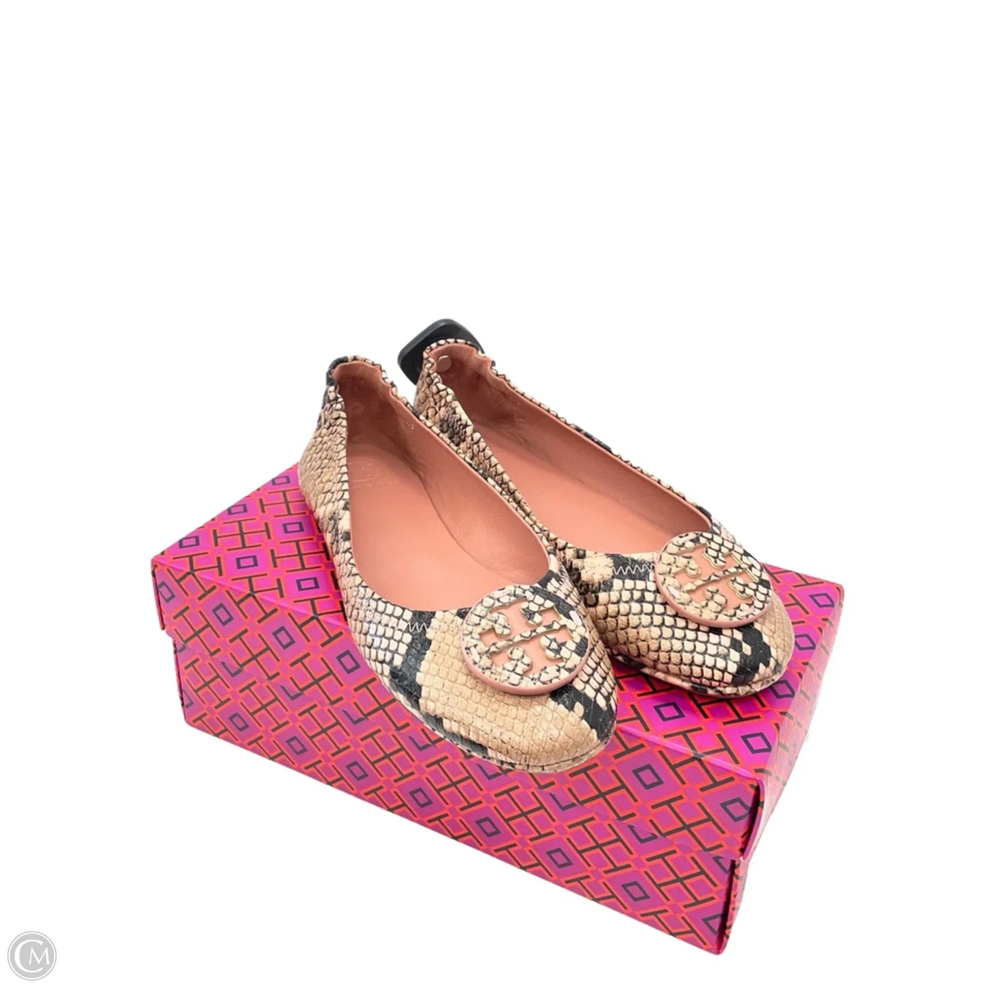 Shoes Designer By Tory Burch In Snakeskin Print, Size: 7.5