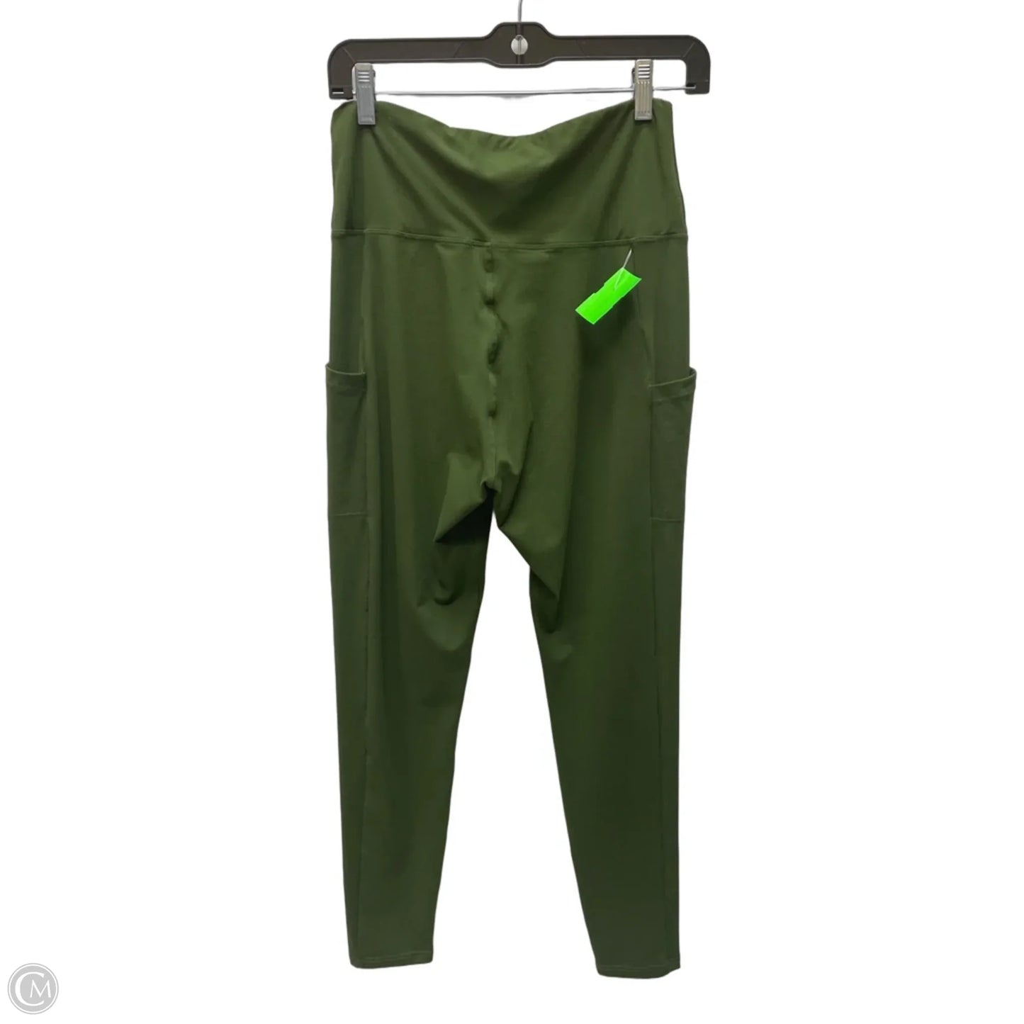 Athletic Leggings By Cme In Green, Size: L