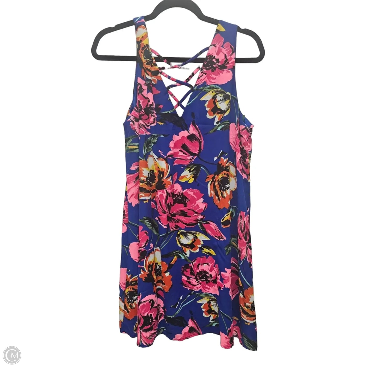 Dress Casual Short By Soprano In Floral Print, Size: L