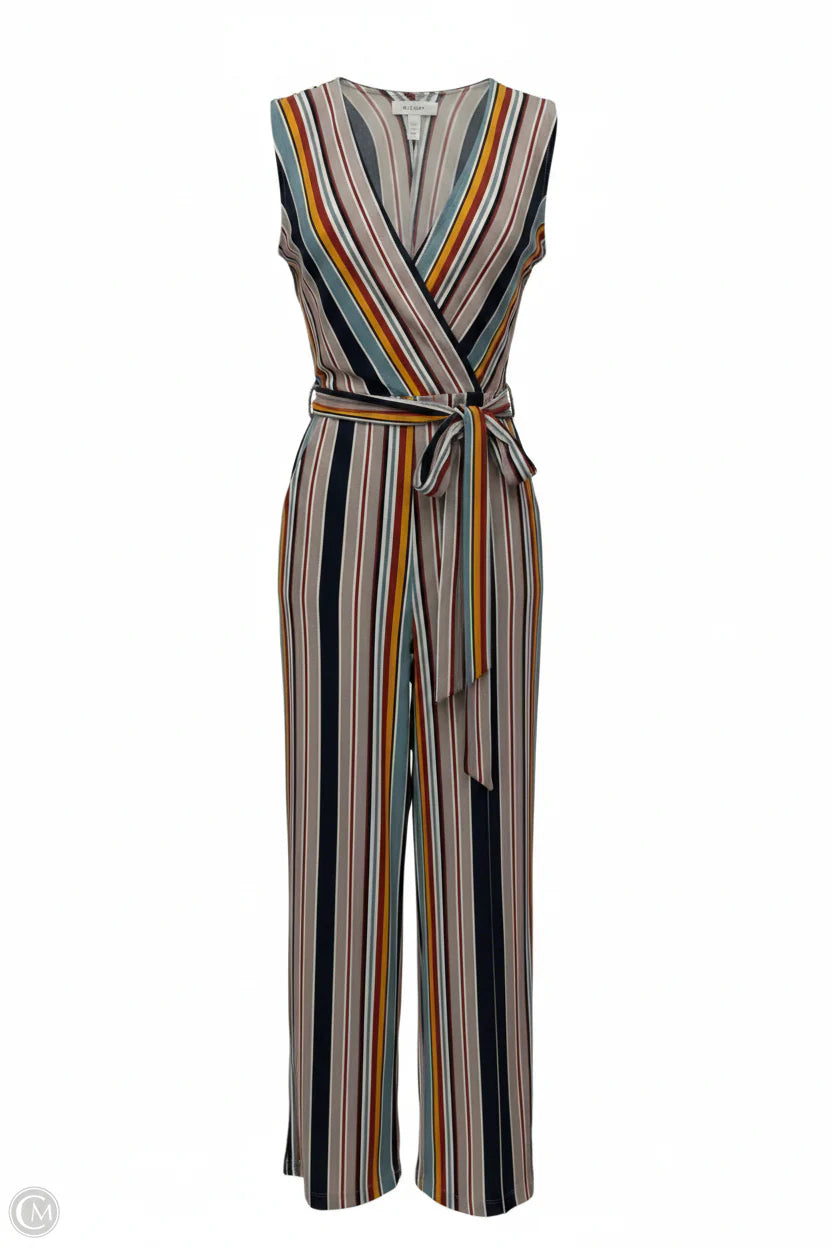 Jumpsuit By Monteau In Striped Pattern, Size: S