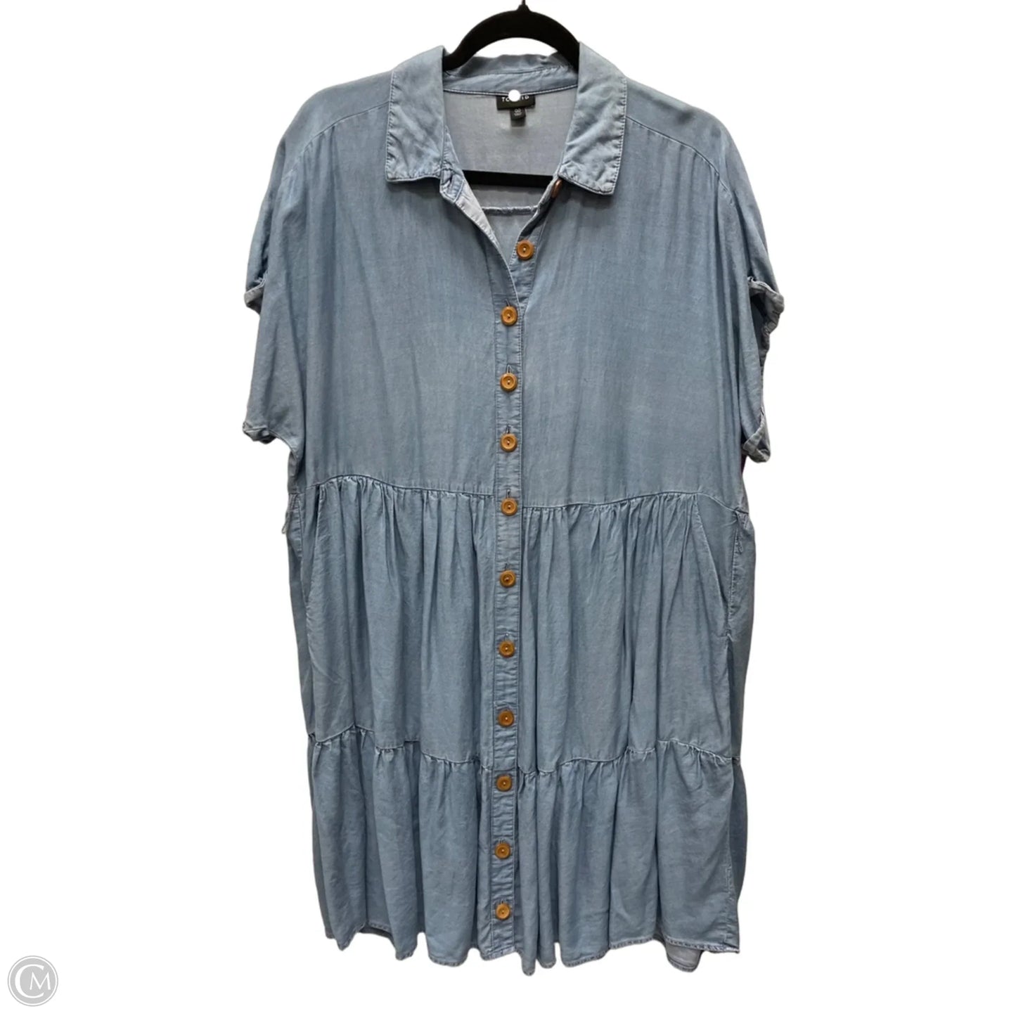 Dress Casual Short By Torrid In Blue Denim, Size: M