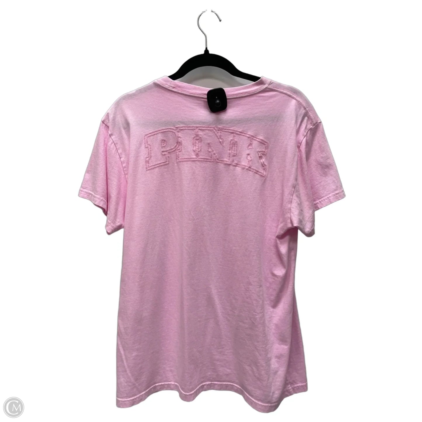 Top Short Sleeve Basic By Pink In Pink, Size: S