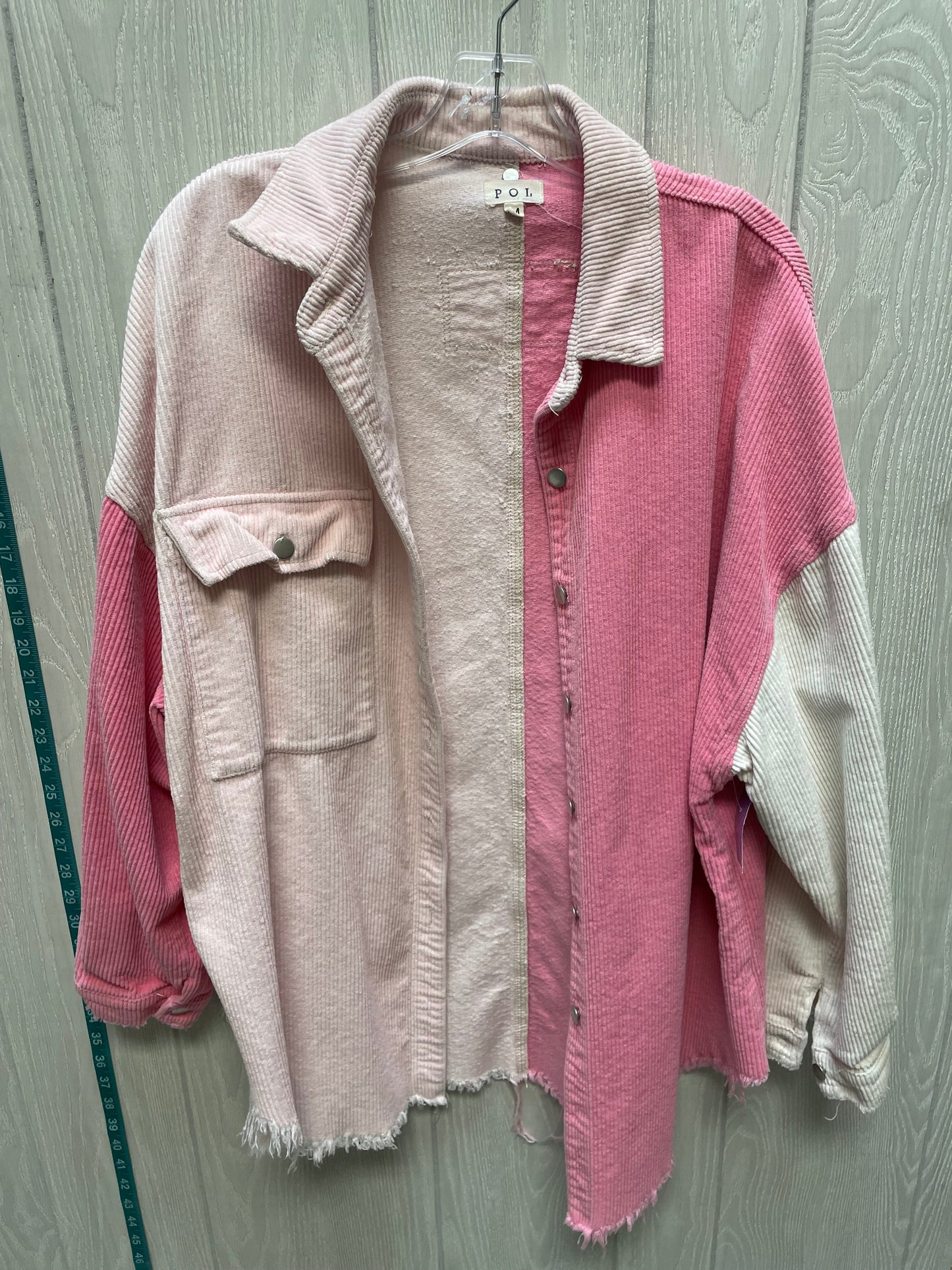 Jacket Other By Pol In Pink, Size: M