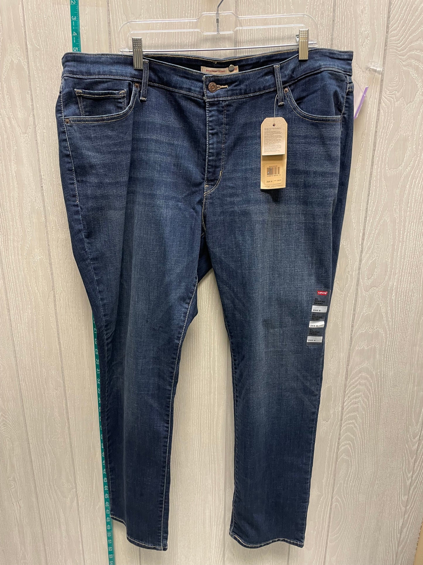 Blue Denim Jeans Skinny Levis, Size 26