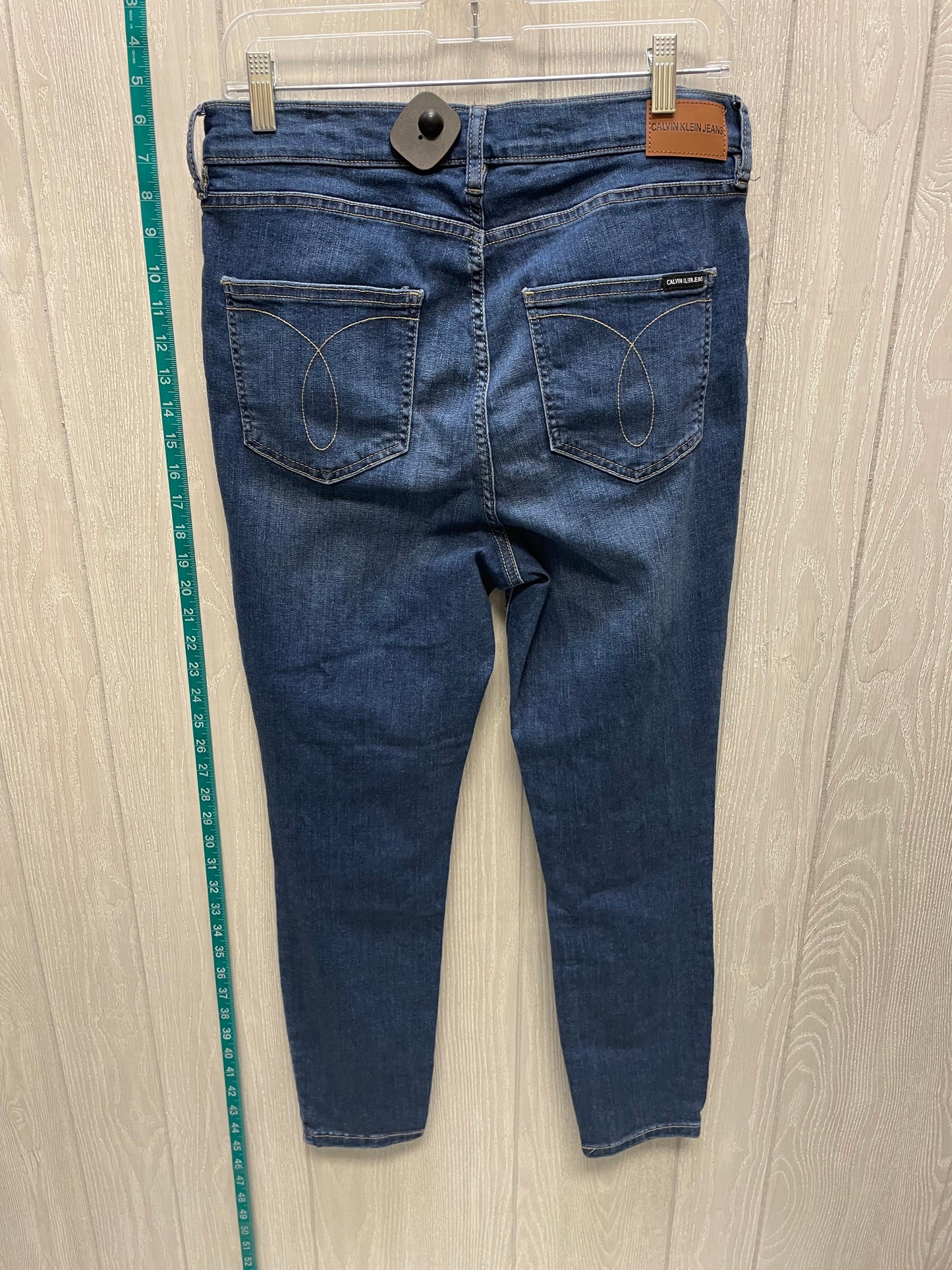 Blue Denim Jeans Skinny Calvin Klein, Size 8