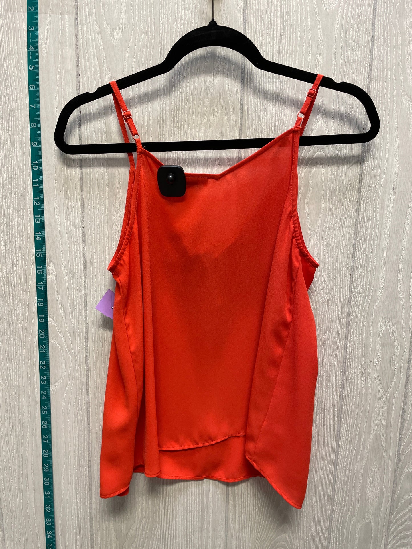 Orange Blouse Sleeveless Loft, Size S