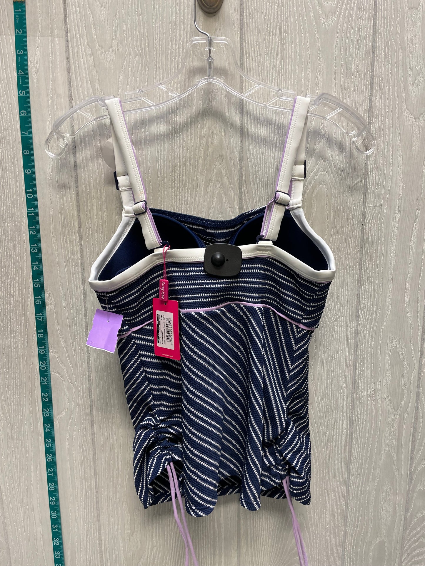 Blue & White Swimsuit 2pc Clothes Mentor, Size S
