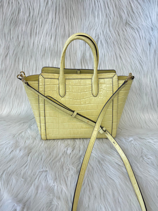 Handbag Leather Lauren By Ralph Lauren, Size Medium