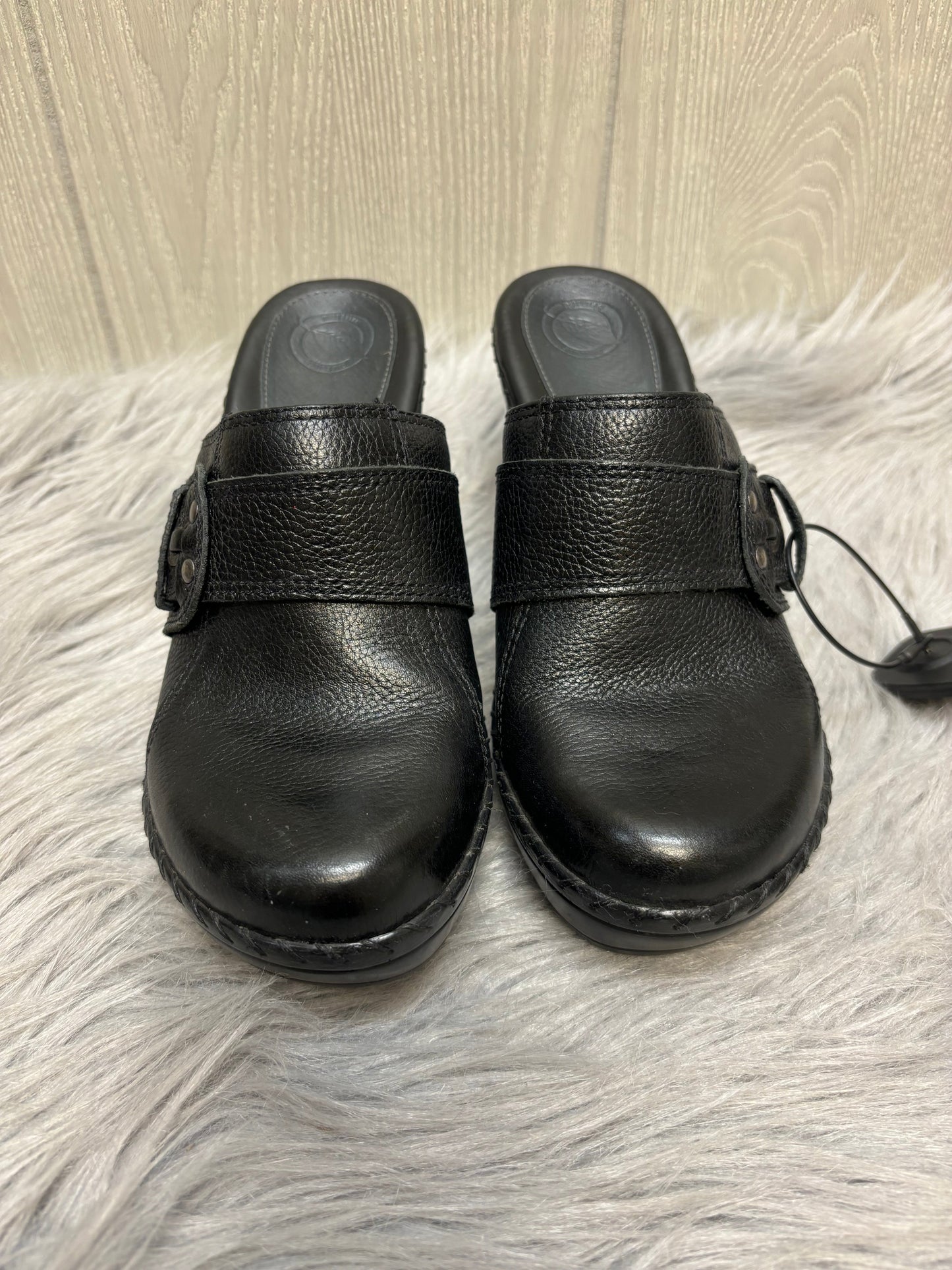 Black Shoes Heels Block Nurture, Size 7.5