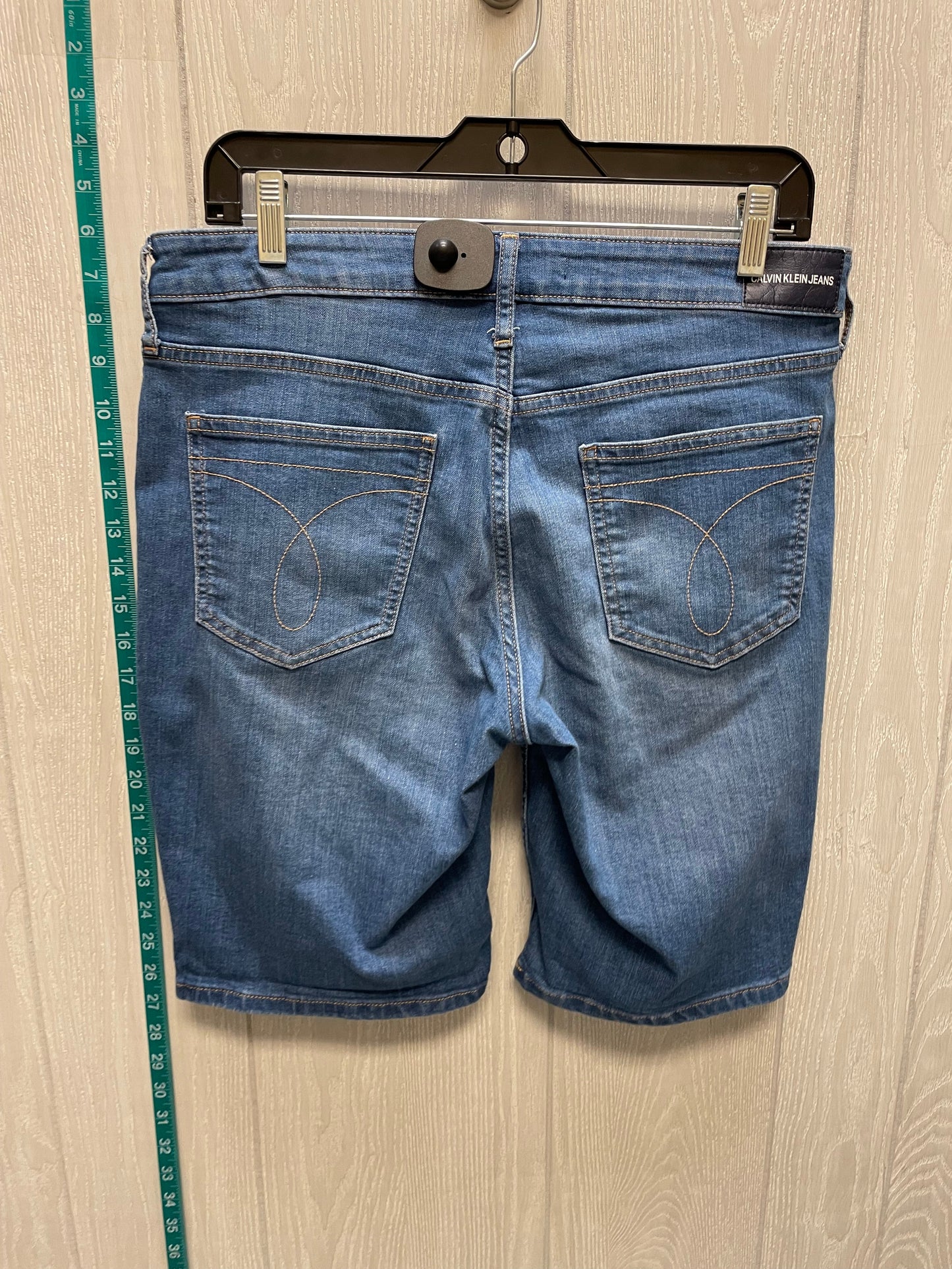 Blue Denim Shorts Calvin Klein, Size 12