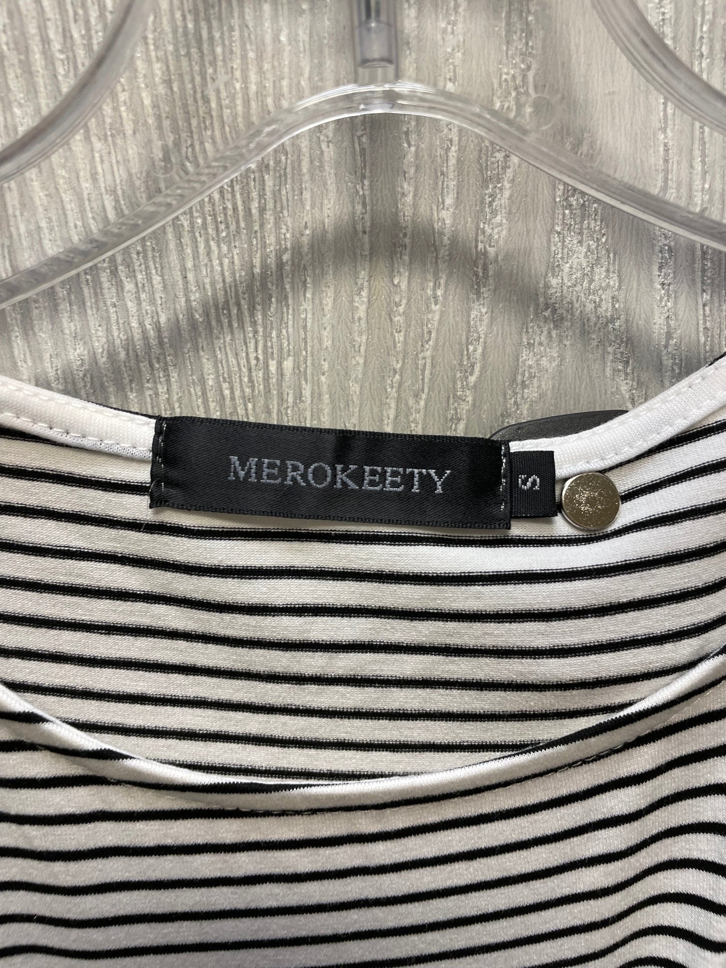 Dress Casual Short By MEROKEETYIn Striped Pattern, Size: S