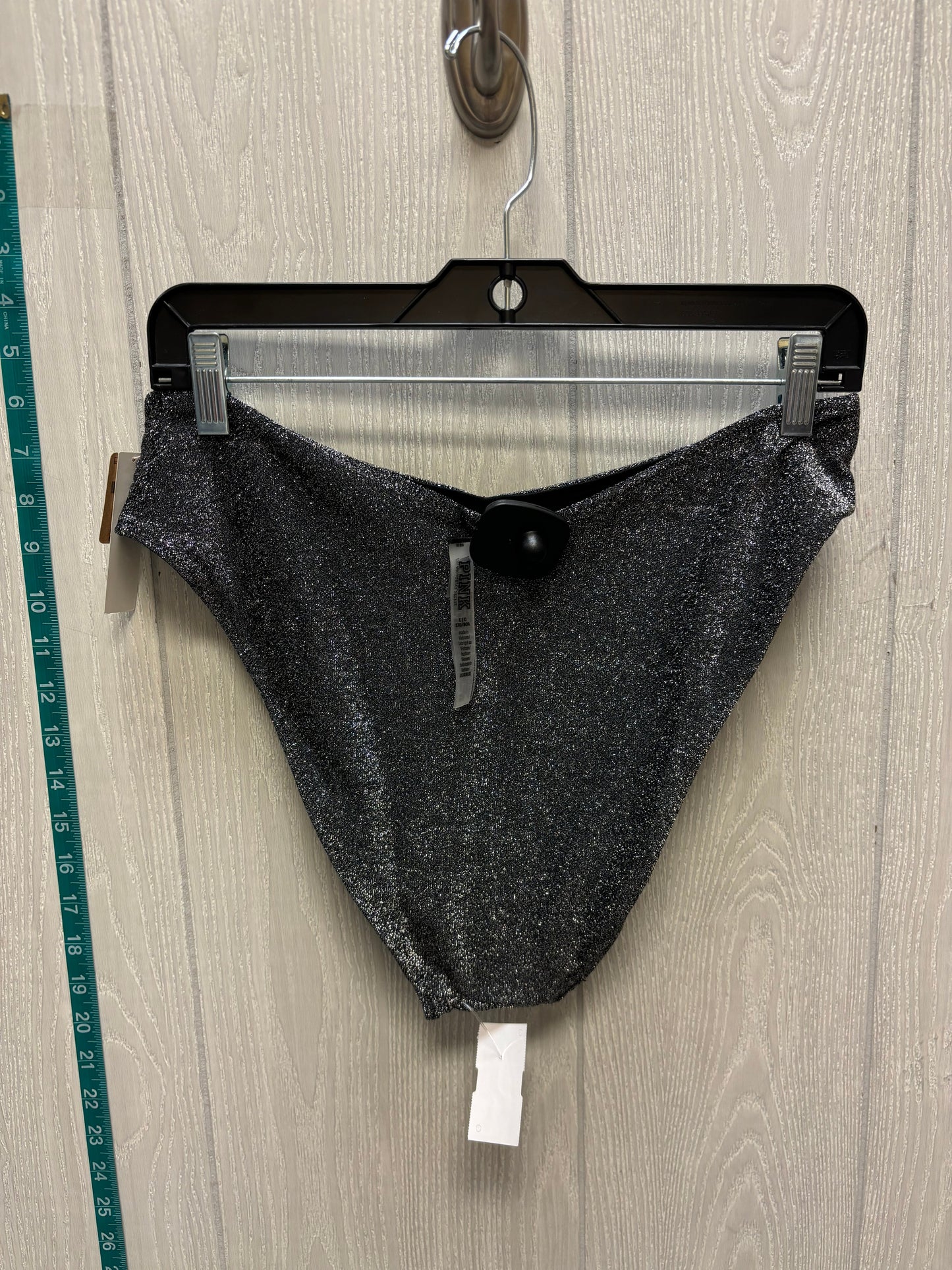 Black & Silver Swimsuit 2pc Pink, Size L