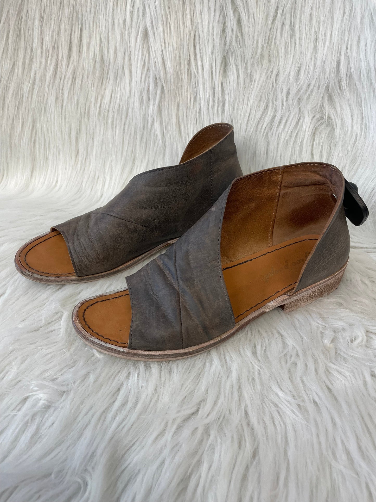 Brown Shoes Flats Free People, Size 8.5