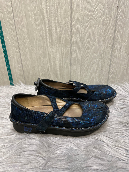 Shoes Heels Wedge By Alegria In Blue, Size: 8