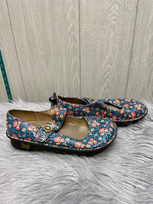 Shoes Heels Wedge By Alegria In Floral Print, Size: 8