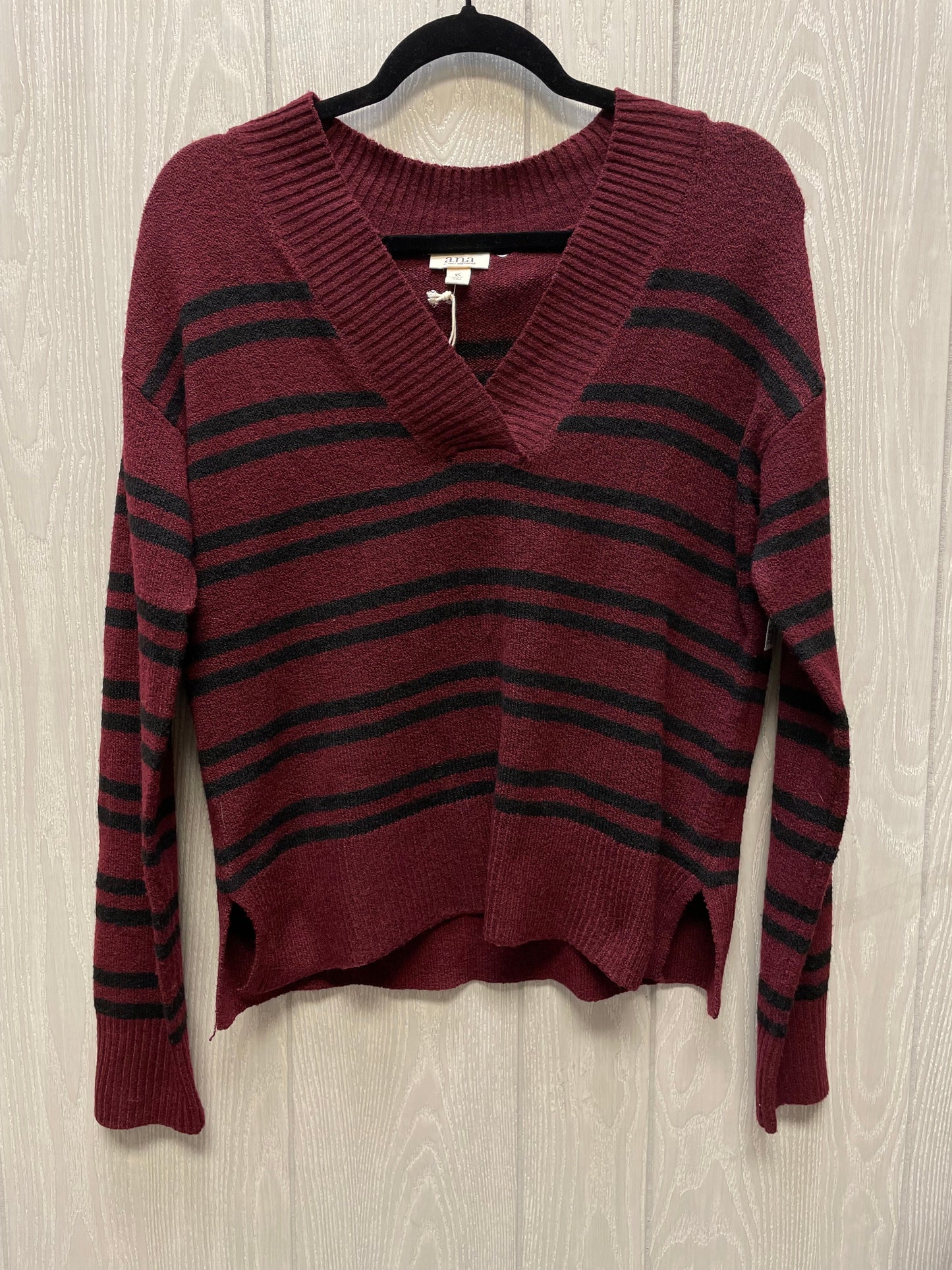 Sweater By Ana In Striped Pattern, Size: Xs