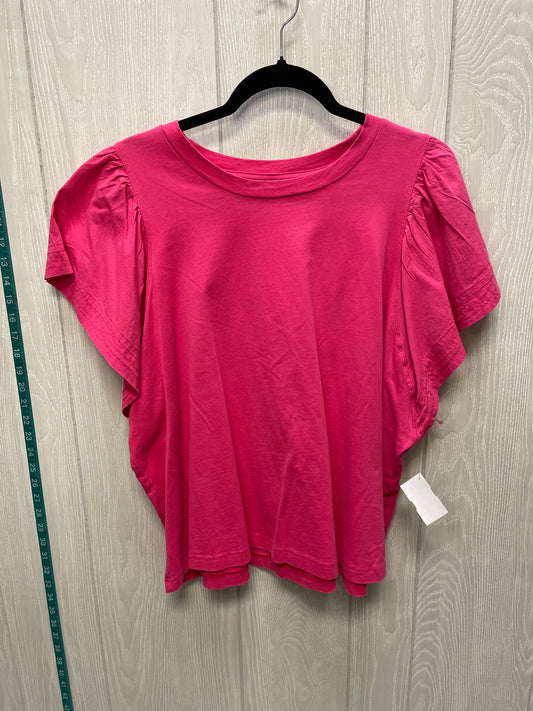 Top Short Sleeve By Old Navy In Pink, Size: 1x