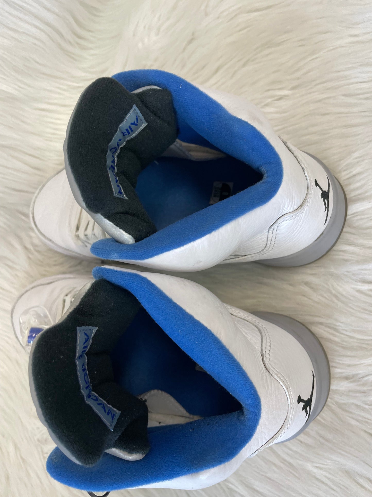 Shoes Sneakers By Nike In Blue & White, Size: 9.5