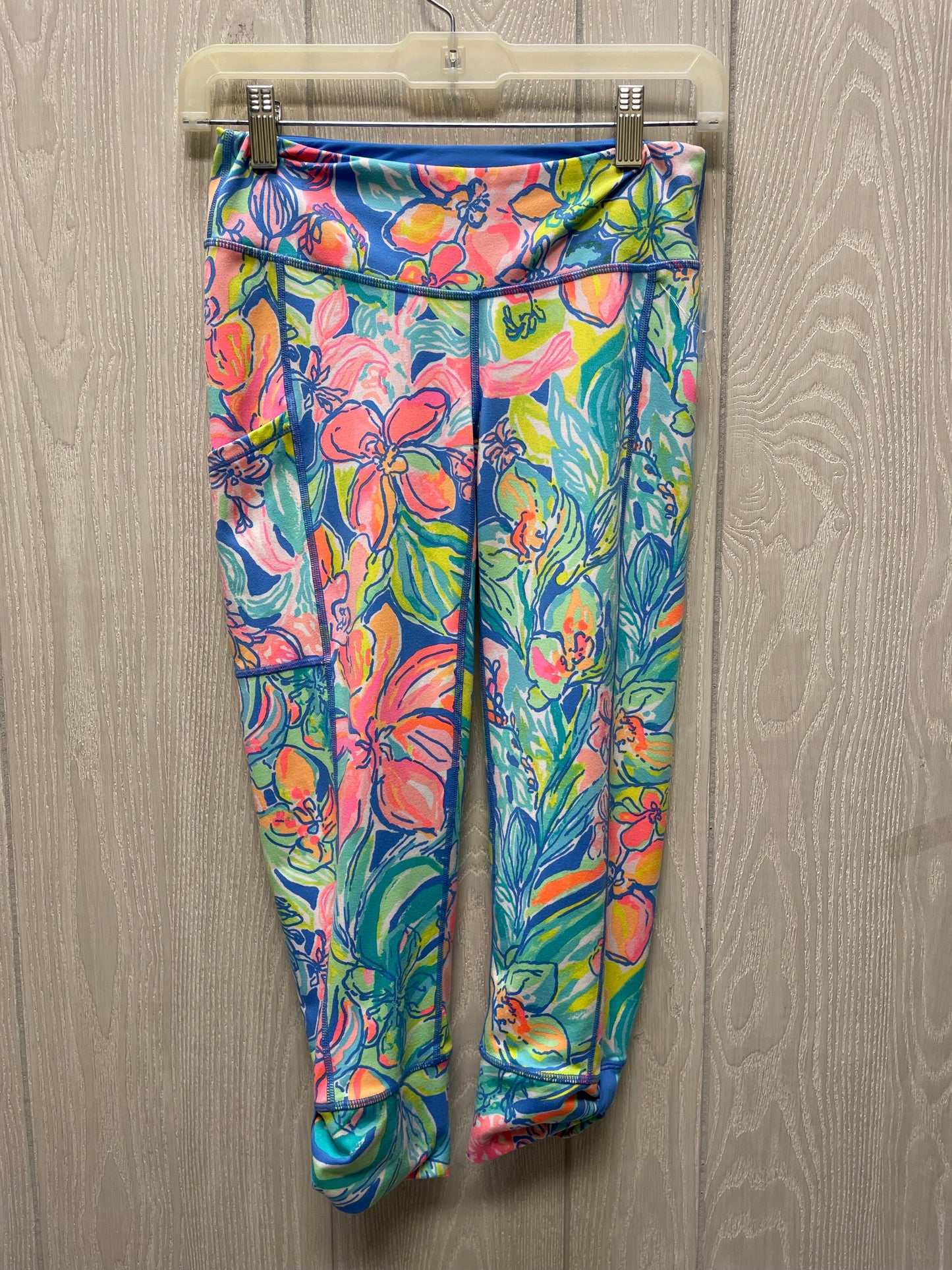 Athletic Leggings Capris By Lilly Pulitzer In Multi-colored, Size: S