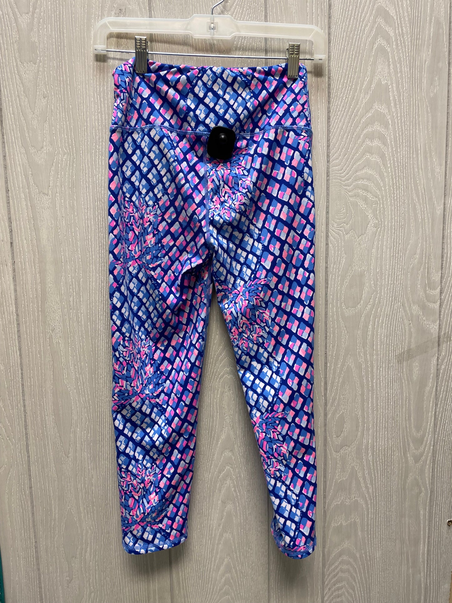 Athletic Leggings By Lilly Pulitzer In Blue & Pink, Size: S