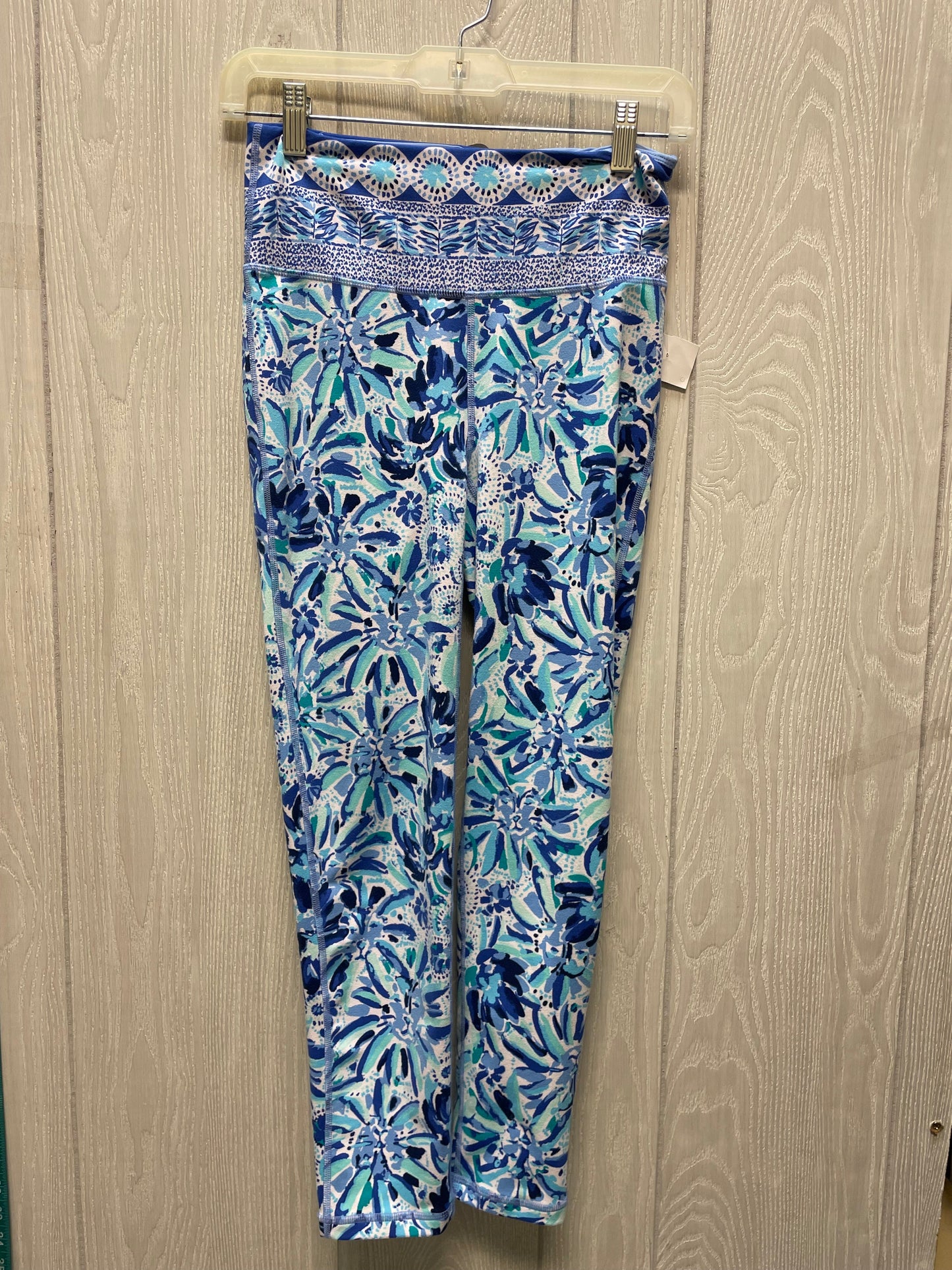 Athletic Leggings By Lilly Pulitzer In Blue & Green, Size: S