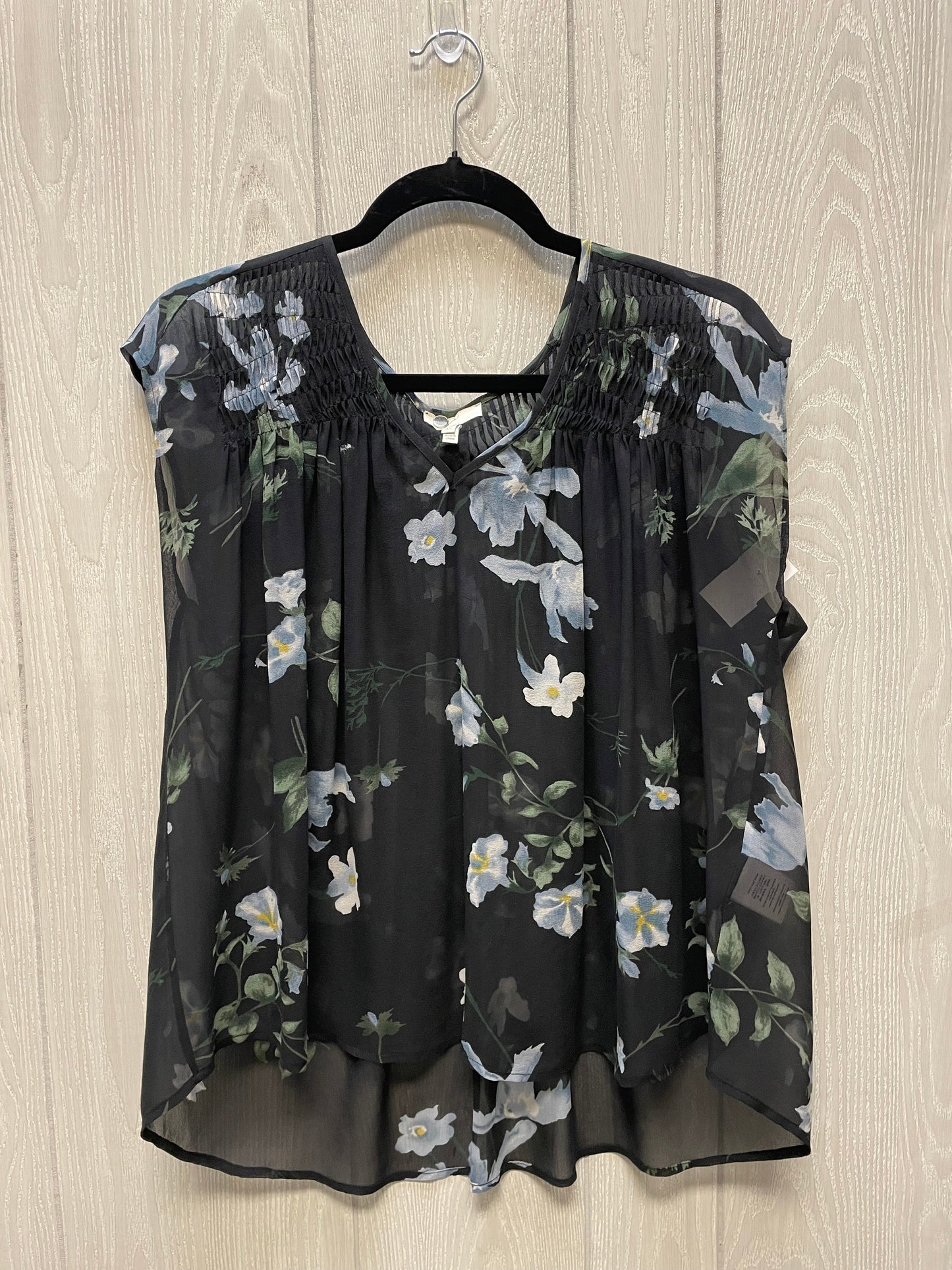 Blouse Short Sleeve By Joie In Floral Print, Size: Xs