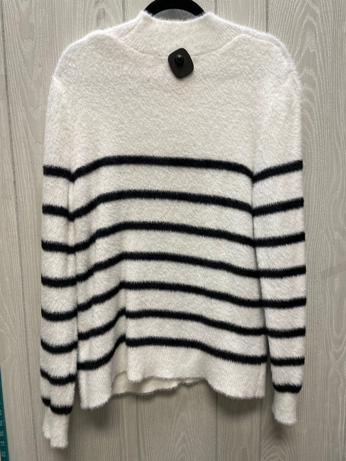 Sweater By Bailey 44 In Black & Cream, Size: M